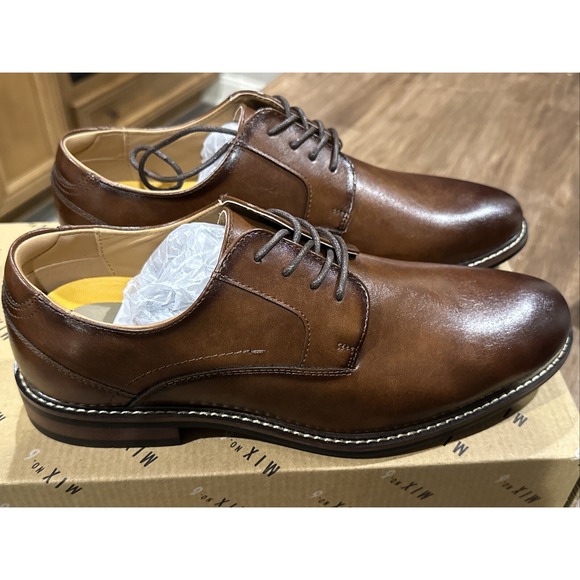Mix No 6 Men's Dress Shoes Brown 8W New - Picture 2 of 3